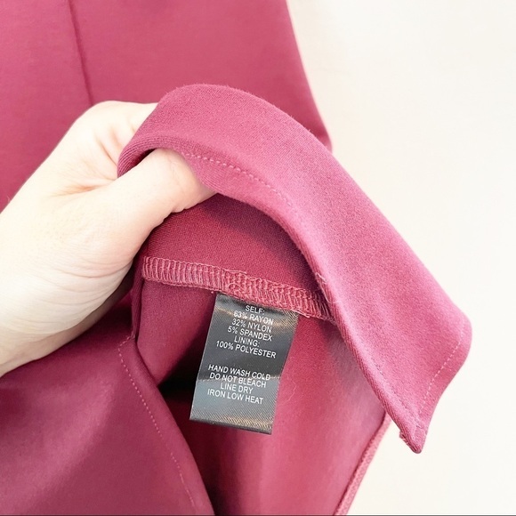 Lulus Women's Way of Love Bodycon Mini Dress Off The Shoulder Maroon Small NWT - Picture 8 of 8